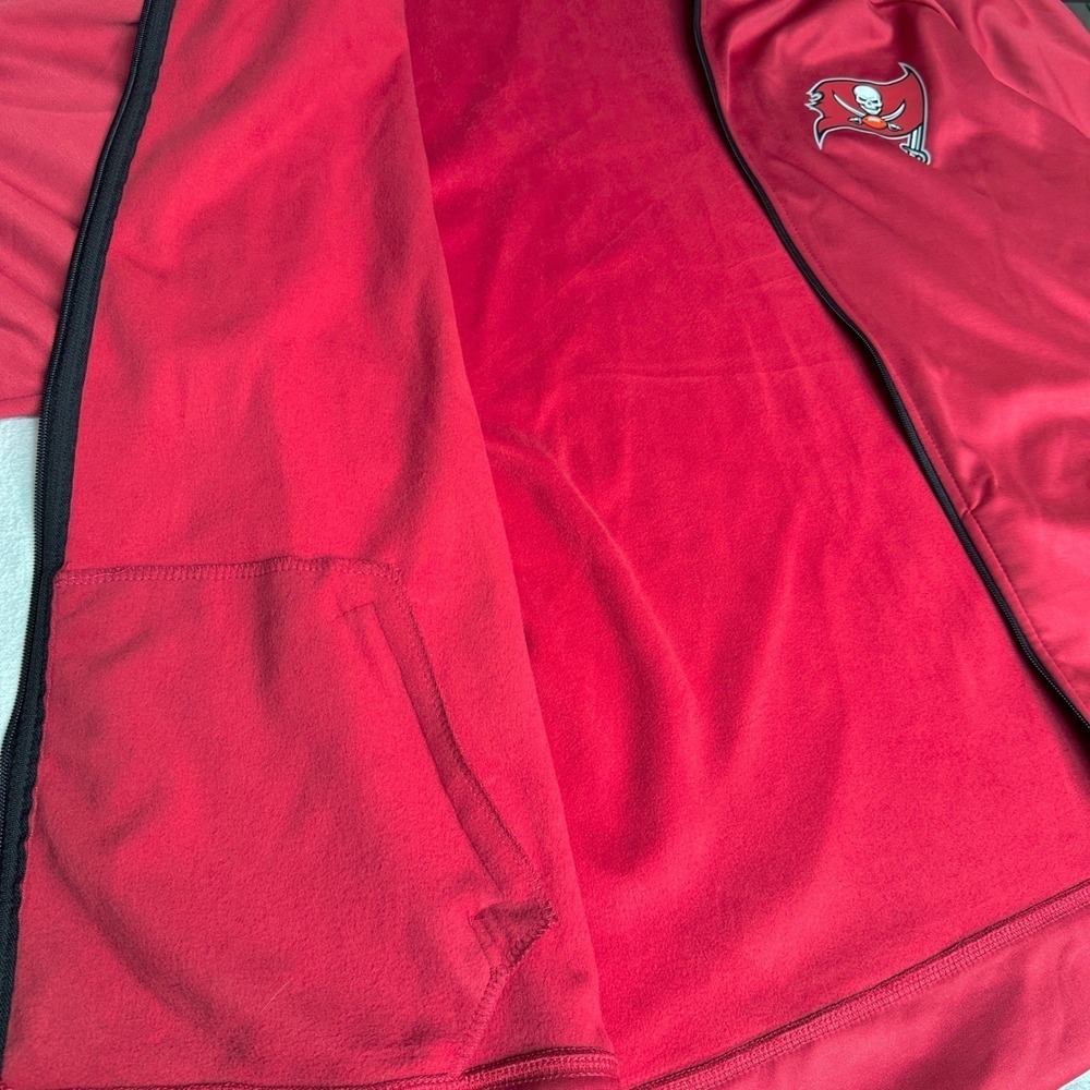 NEW Tampa Bay Buccaneers NFL Hoodie Bucs Zip Fleece Jacket Game Day NWT 2XL XXL - Picture 5 of 9